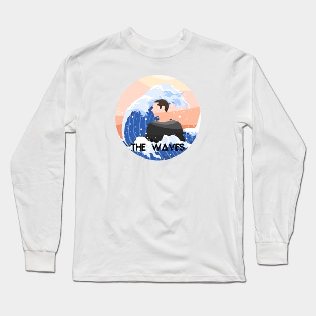 The Waves Long Sleeve T-Shirt by noirdirru